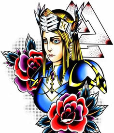 school美女纹身手稿