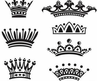 精美图腾皇冠纹身素材
