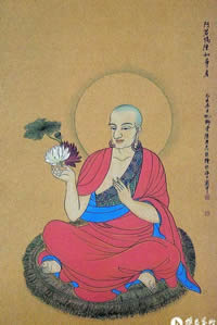 神话人物罗汉纹身手稿