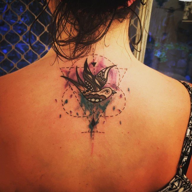 纹身鸟   多款设计轻巧的鸟纹身图案