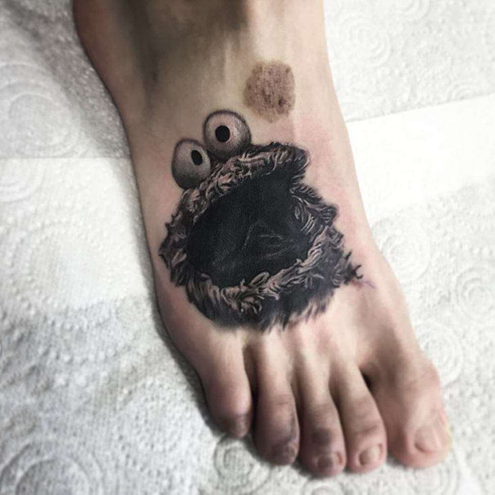 遮胎记纹身  十分具有创意性的遮胎记纹身图案