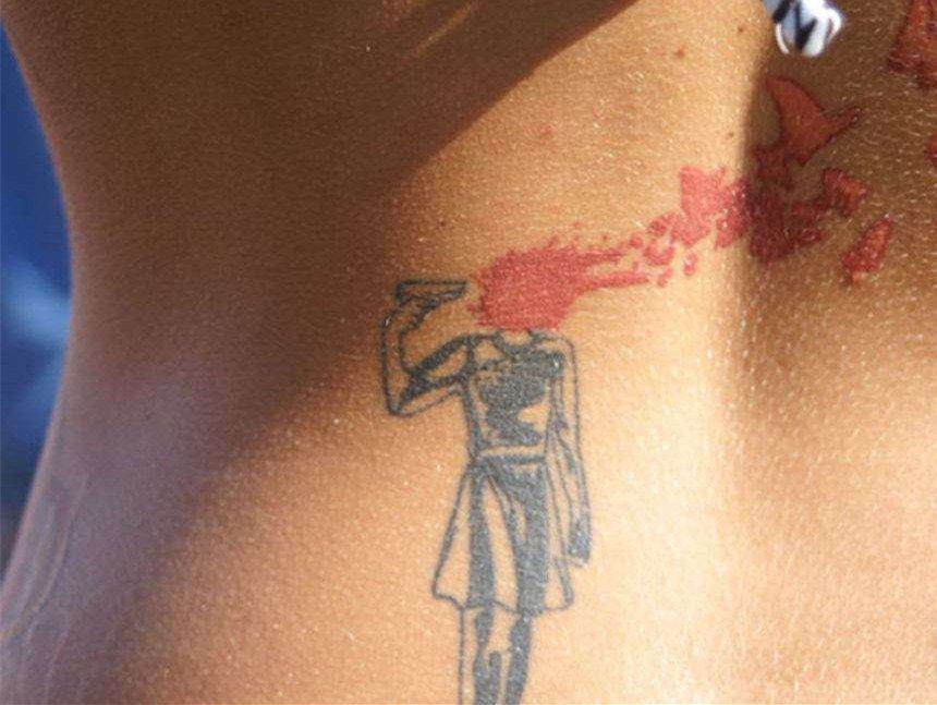 遮胎记纹身  十分具有创意性的遮胎记纹身图案