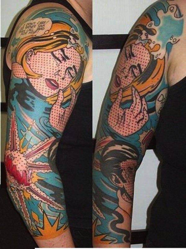 手臂纹身图片   多款繁杂的手臂纹身图案