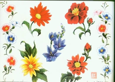 一组漂亮潮流的蝴蝶纹身图案