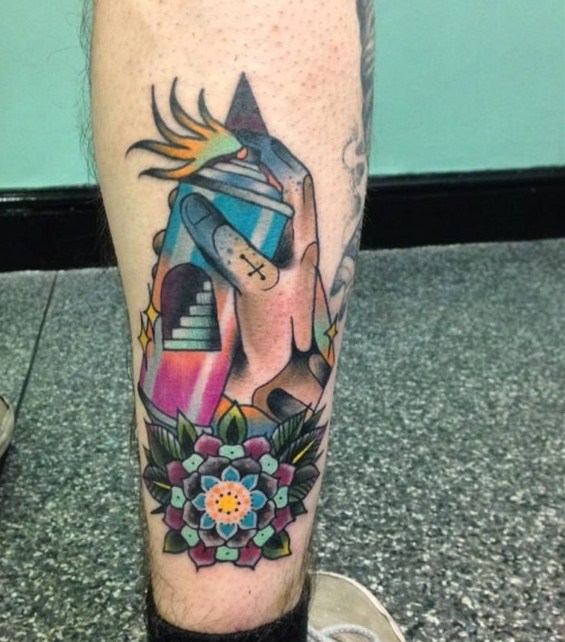 纹身 涂鸦   随意而又不失神韵的涂鸦纹身图案