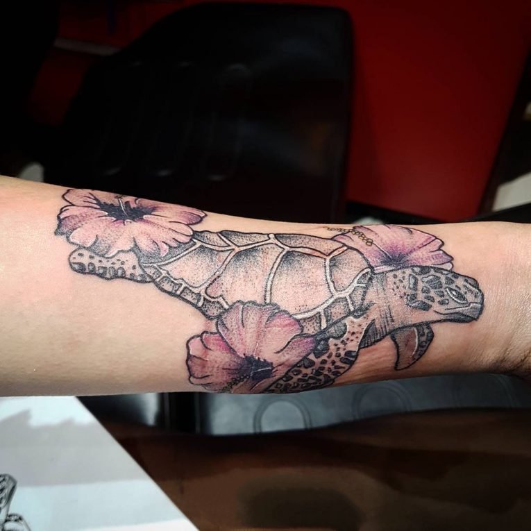 乌龟纹身图案   多款时尚的乌龟纹身图案