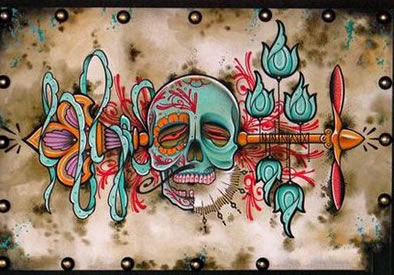 精美时尚的一款钥匙纹身手稿