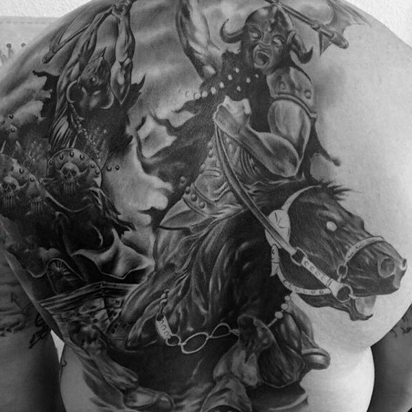 铁血战士纹身   凛然伟岸的铁血战士纹身图案