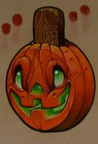 潮流很帅的一款雪糕纹身手稿