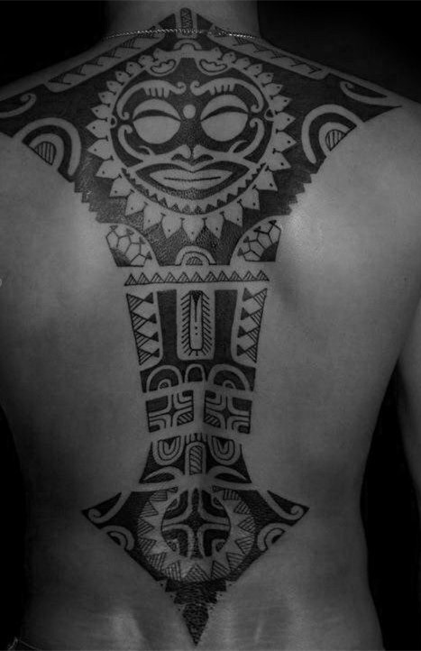 脊柱纹身图案   设计感十足的脊柱纹身图案