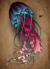 一组优秀的newschool动物纹身手稿图案素材缩略频道推荐图