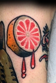 各式各样的食物纹身图案