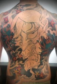 樱花纹身   风格百变的樱花纹身图案