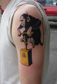 纹身 涂鸦    随性而又别具特色的涂鸦纹身图案