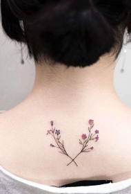 小清新 纹身   多款靓丽的小清新纹身图案