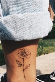 小清新 纹身  多款适合女生的小清新纹身图案