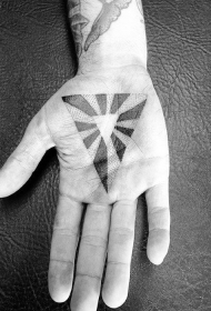 几何 纹身图案   线条创意交汇的几何纹身图案