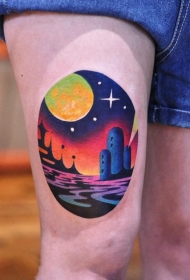 风景纹身   创意而又个性的风景纹身图案