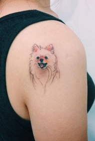 纹身后背  清新而又魅力不凡的后背纹身图案