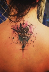 纹身鸟   多款设计轻巧的鸟纹身图案