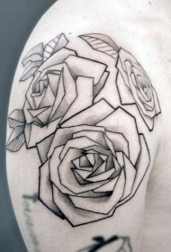 几何 纹身图案   多款形态各异的折纸纹身图案