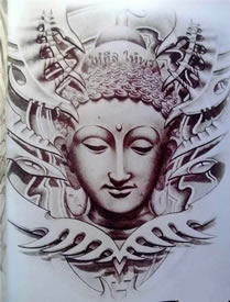 传统年鉴纹身手稿