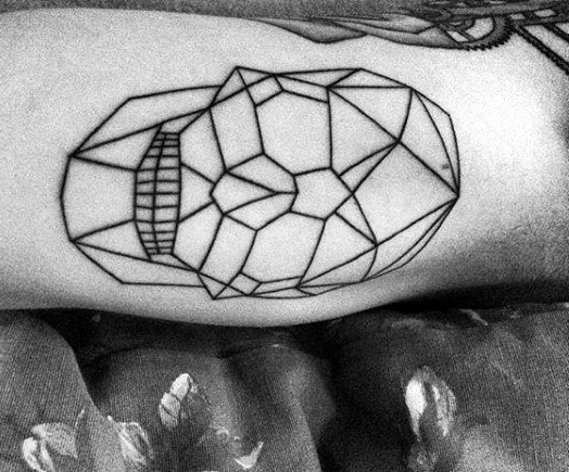 几何 纹身图案   多款设计感十足的折纸纹身图案