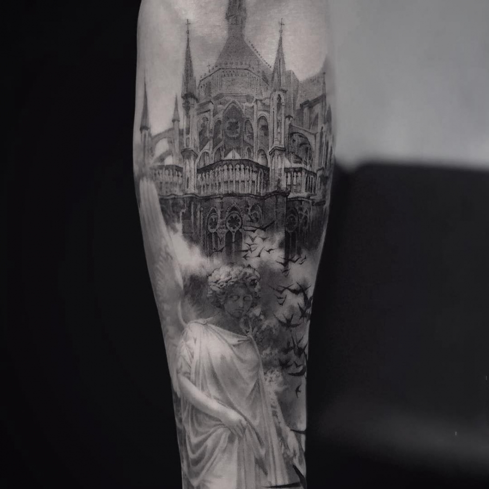 手臂纹身图片创意纹身图案