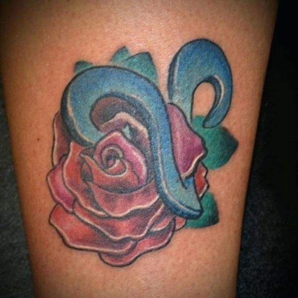 羊的纹身图案   精力旺盛的羊纹身图案