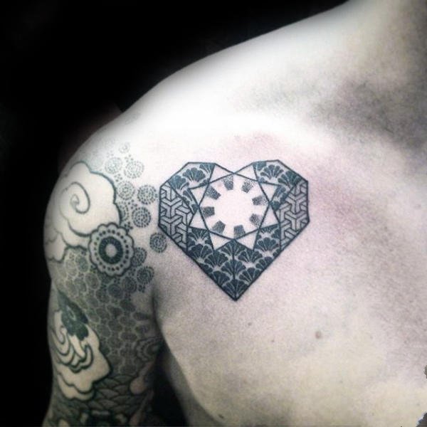 几何 纹身图案   多款形态各异的折纸纹身图案