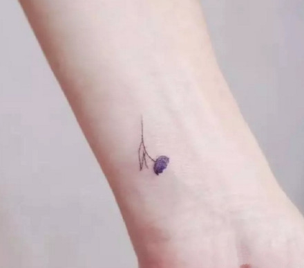 一组手腕简约小清新纹身图案作品
