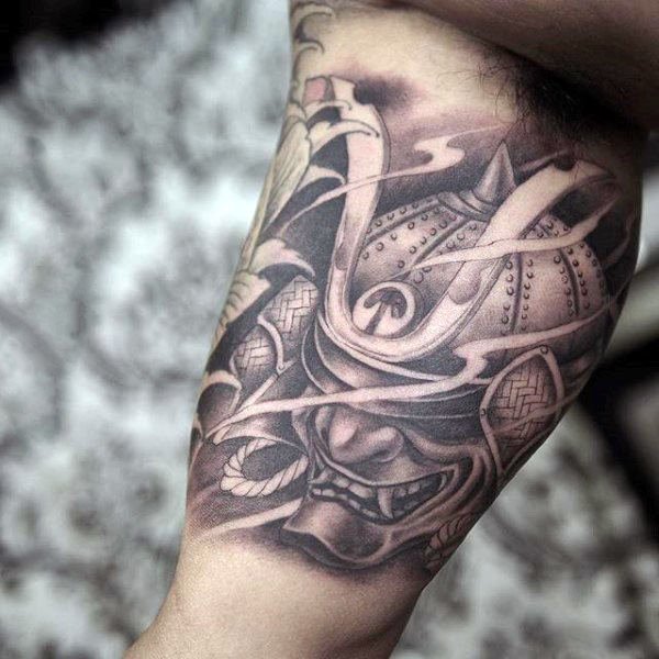 日本武士 纹身   英勇善战的日本武士纹身图案