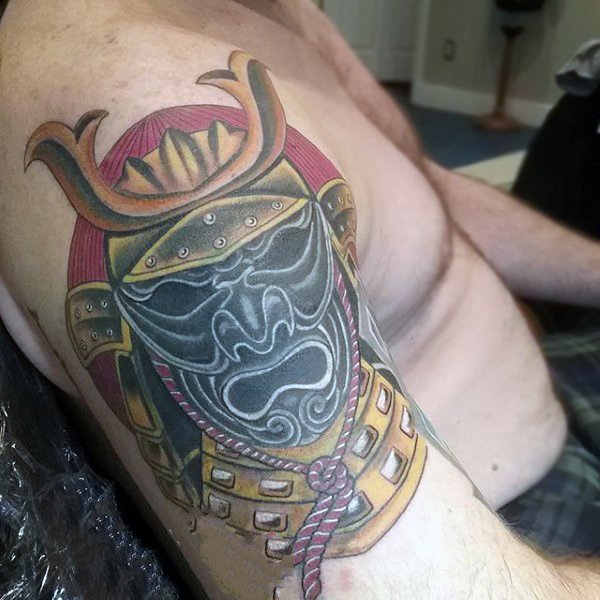 日本武士 纹身   英勇善战的日本武士纹身图案