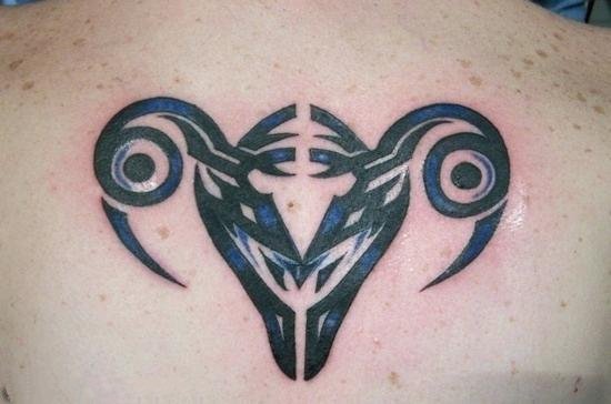 羊的纹身图案   多款设计别样的羊纹身图案