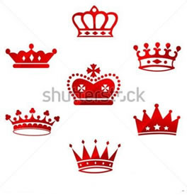 精美皇冠纹身手稿图案