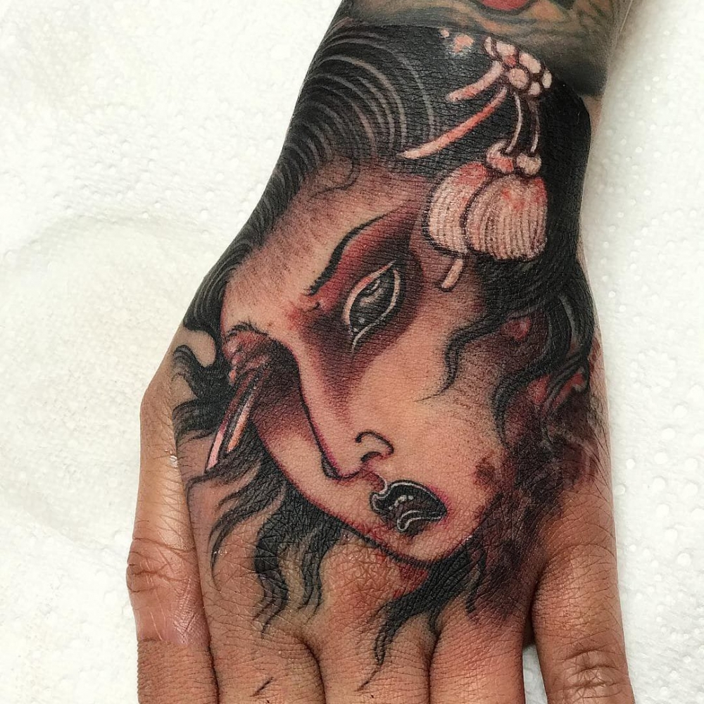 恐怖纹身   多款恐怖骇人的人物纹身图案
