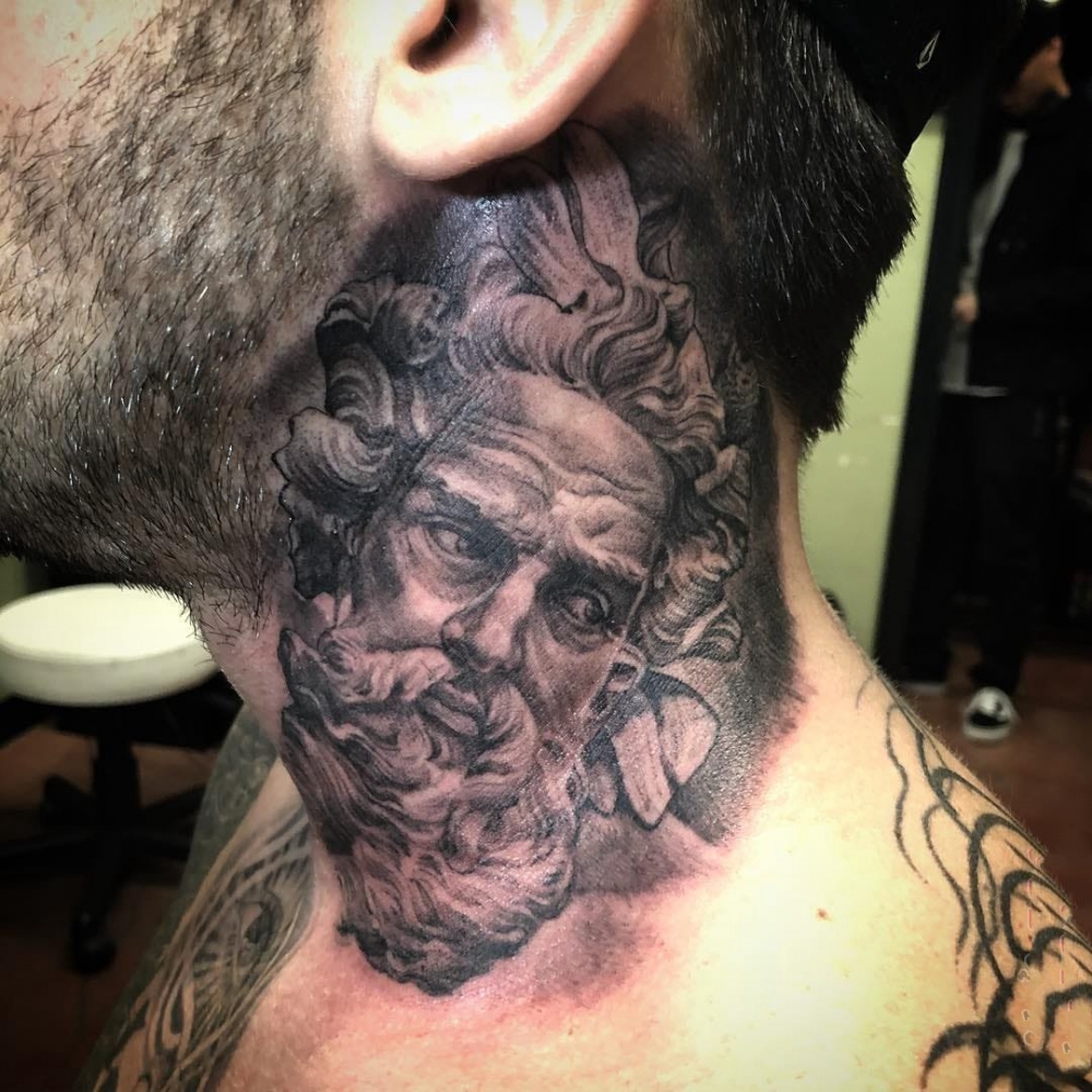 纹身人物图片   多款冷若冰霜的人物纹身图案