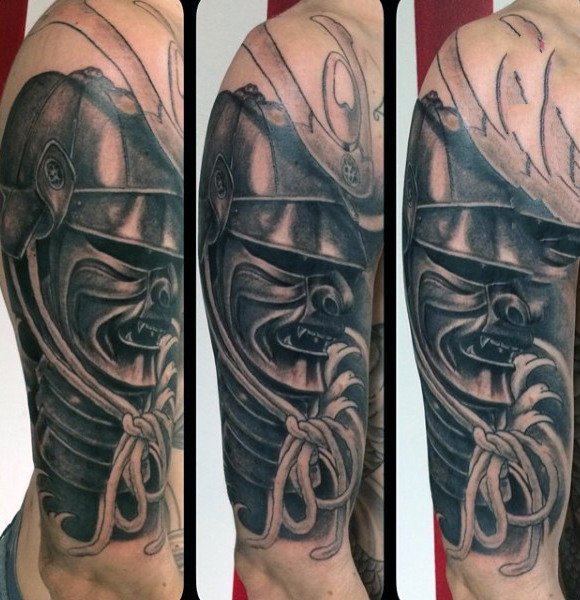 日本武士 纹身   英勇无畏的日本武士纹身图案