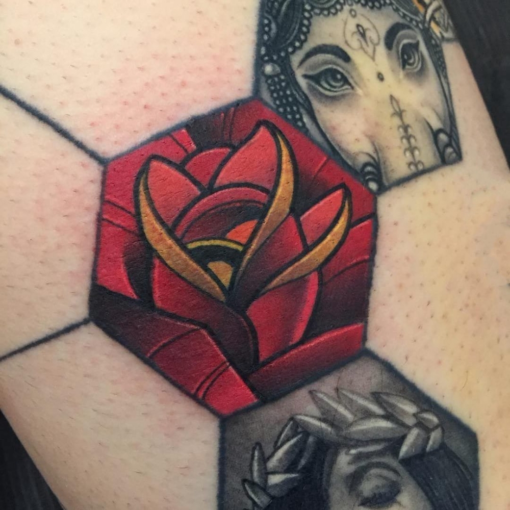 几何 纹身图案   多款设计感十足的几何图形纹身图案