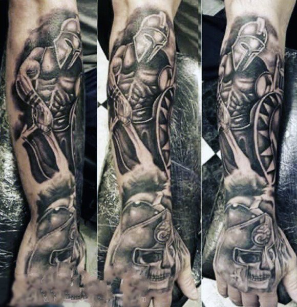 铁血战士纹身   霸气十足的铁血战士纹身图案