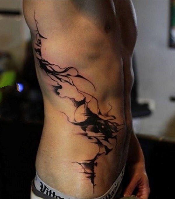 腰部纹身    多款设计感十足的腰部纹身图案