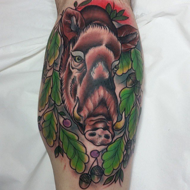 百乐动物纹身  生动活泼的百乐动物纹身图案