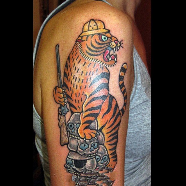 百乐动物纹身  生动活泼的百乐动物纹身图案