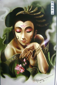 分享一款美女纹身图片