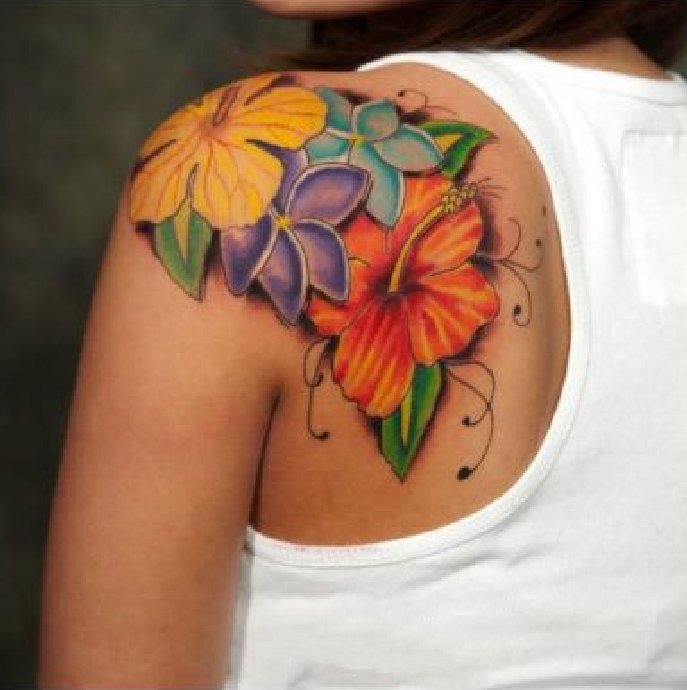 肩部纹身图案   唯美而又个性的肩部纹身图案