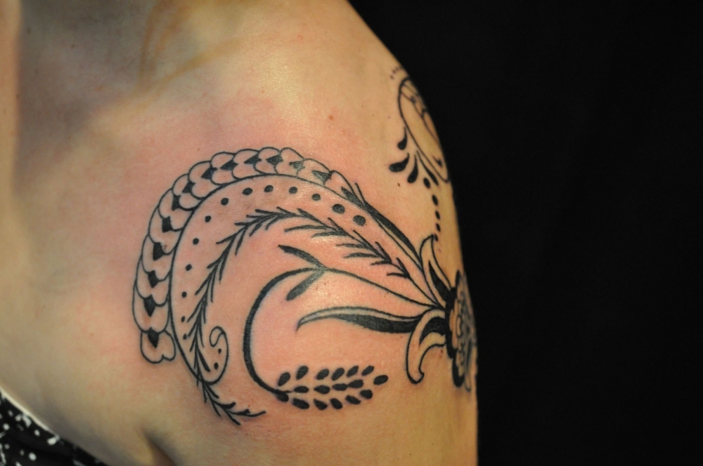 肩部纹身图案   唯美而又个性的肩部纹身图案