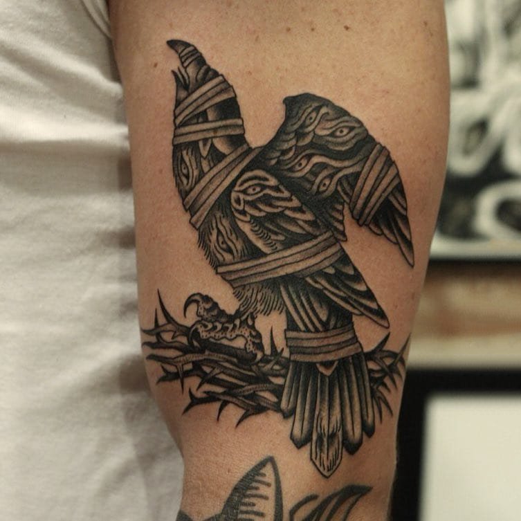 纹身黑色   多款黑色风格的创意纹身图案