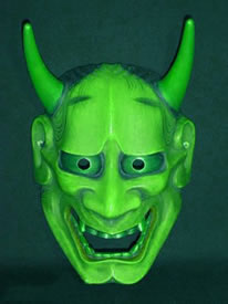 狰狞青面般若纹身图案手稿