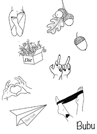 小清新纹身手稿_9张简单小清新的纹身手稿图案欣赏