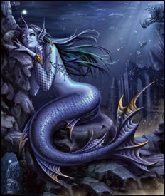 美人鱼纹身图片